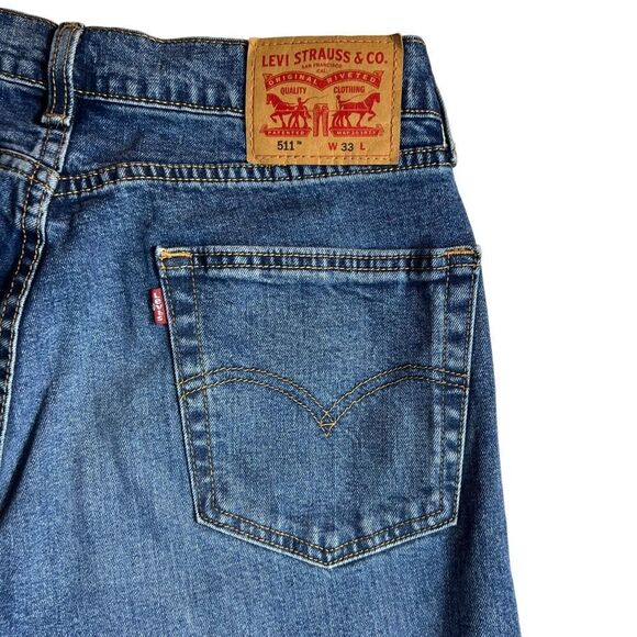 Levi’s 511 Cuffed Bermuda Denim Shorts - Picture 5 of 7